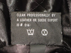 Fabric Care Label